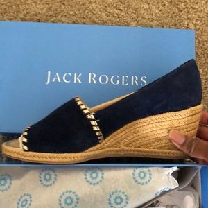 Navy Jack Rogers Palmer Wedge